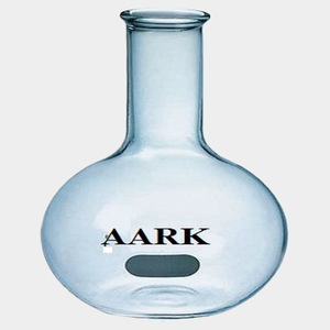 Frasco de vidrio de laboratorio de un solo cuello personalizable Junta intercambiable Fondo plano Cuello corto/medio Plástico para OEM experimental - Product Image 2