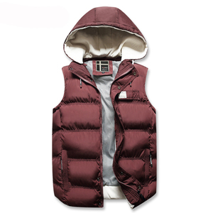 Chaqueta de abrigo sin mangas acolchada para invierno informal transpirable reversible para mujer para hombre - Product Image 5