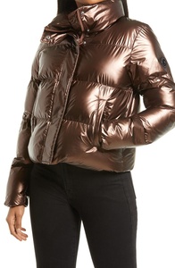 Veste d'hiver personnalisée pour femmes en duvet rembourrée couleur brillante - Product Image 5