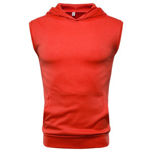 <b>Men's</b> Summer <b>Sleeveless</b> Vest Tank Top Muscle <b>Hoodie</b> for Gym Workout <b>Men's</b> Sweatshirts - Product Image 4