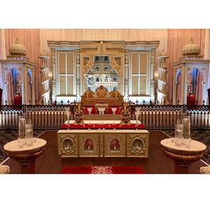 Conjunto de escenario blanco para boda, Set de decoración de escenario de boda de ensueño - Product Image 1