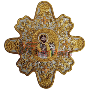 Broderie de croix pour vêtements religieux, prix de gros, conception OEM, croix brodée prête à la vente - Product Image 3