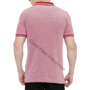 Camiseta con cuello de logotipo personalizado para hombre, polo de golf, camisetas lisas - Product Image 3
