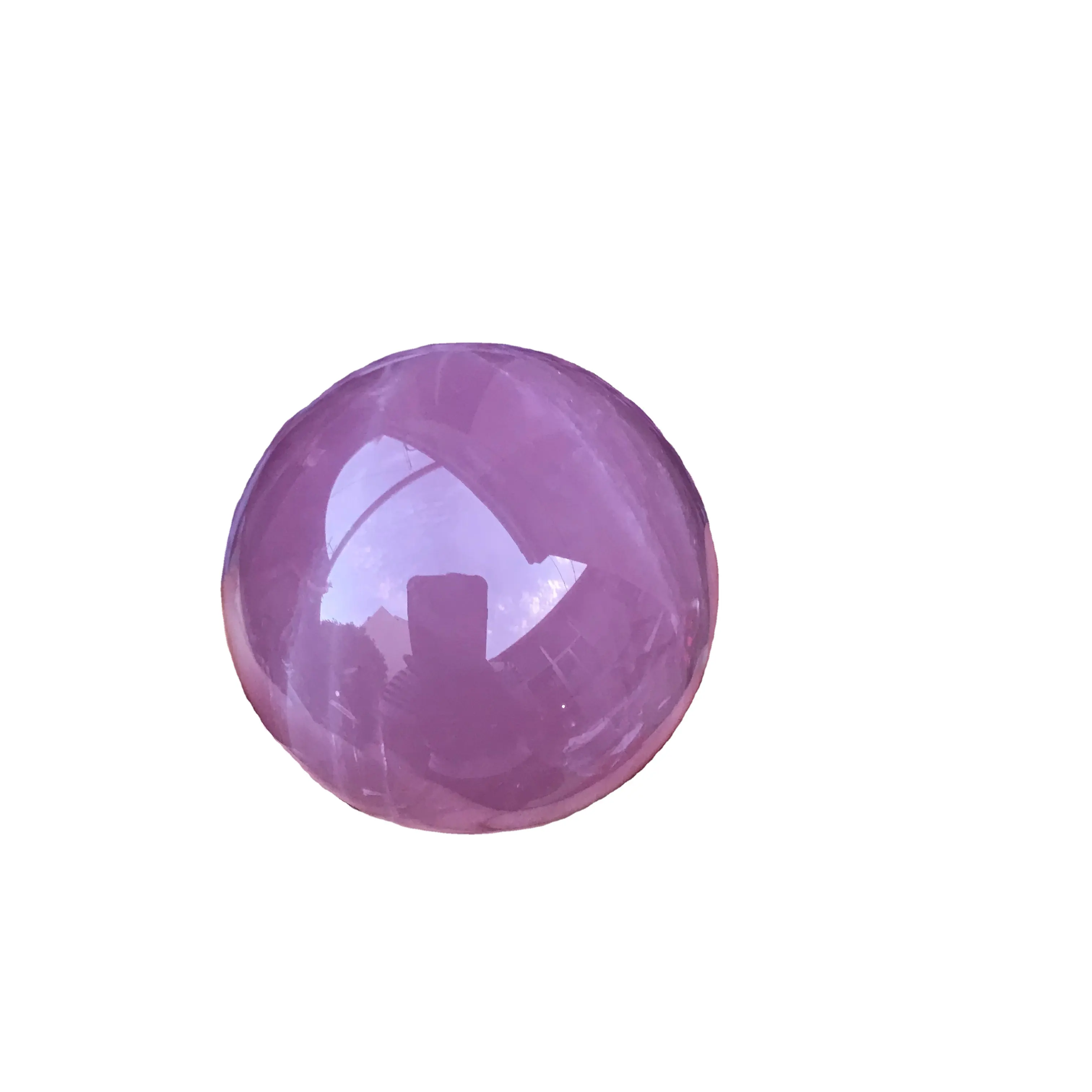 Wholesale natural dark rose quartz spheres hand Carved Crystal Ball Quartz Spheres with star light