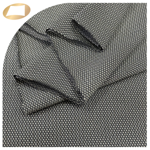 Tissu nid d'abeille en fibre polyester argent, matériel antibactérien de haute qualité pour les vêtements de loisir - Product Image 1