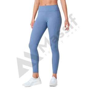 Mallas de LICRA con estampado de sublimación de alta calidad XL para mujer, tela de encaje informal para Fitness, patrón de logotipo transpirable en la cintura - Product Image 3