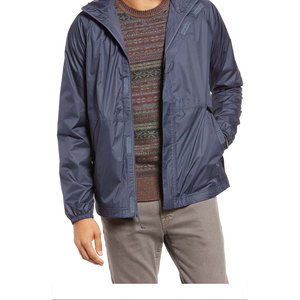 Abrigo impermeable con capucha para hombre, chaqueta de invierno con diseño personalizado de apoyo, exterior, carcasa suave - Product Image 1