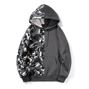 Plein hommes hiver solide fermeture éclair polaire à capuche 100% Polyester ODM personnalisable extérieur Hip Hop drôle hauts - Product Image 2