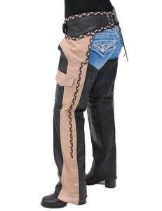 Pantalones de cuero de tiro bajo para hombre y mujer, ropa de carreras para montar a caballo, personalizado - Product Image 6