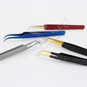 Pinzas Profesionales para Extensión de Pestañas de Marca Privada, Pinzas de Acero Inoxidable de Precisión para Volumen de Pestañas para Técnicos de Pestañas - Product Image 5