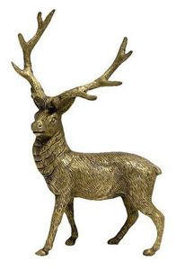Figurines d'animaux en métal 1 pièce, sculptées à la main, antique course, cheval, stand de Table en laiton, ornements faits à la main, vente en gros - Product Image 4