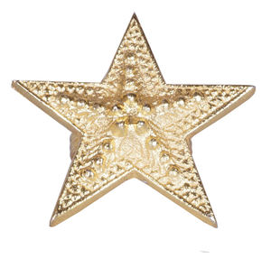 Anneau de serviette de table décoratif en métal, anneau de serviette de table pour fête, anneau de serviette de table étoile de mer, anneau de serviette de table exécutif, argenté - Product Image 4