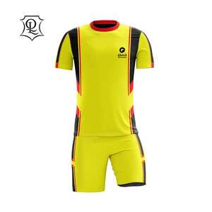 Ensembles d'uniformes de football respirants personnalisés à prix d'usine, maillots de football en tissu molletonné 100% coton, couleur et logo personnalisés - Product Image 5