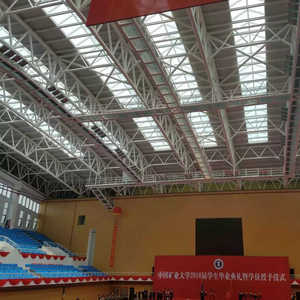Armazón de tubería de acero de gran envergadura, estructura de techo para construcción de gimnasios universitarios - Product Image 6