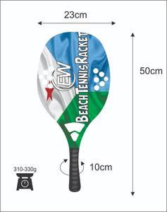 Raquettes de beach tennis sur mesure 100% carbone fibre de verre pour padel/aspaddle avec logos et combinaisons de couleurs 320-340g 50cm - Product Image 3