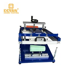 Screen Printing Machine Bottles Round Manual Cylinder Cylindrical Glass Bottles Disposable Paper Cups Silk Screen Printing Printer Machine For Plastic Cup