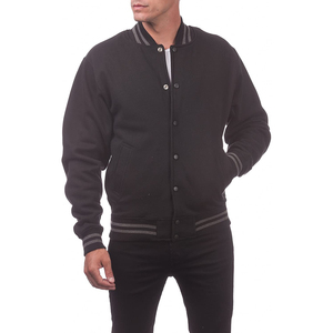 Classic <b>Men</b>’s Varsity Windbreaker Jacket, <b>Long</b> Sleeve Windproof Lightweight <b>Coat</b> for Outdoor Sports Travel and Casual Wear - Product Image 2