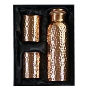 Vente à chaud Conception unique Bouteilles d'eau en cuivre pur Vente chaude Voyageur Eau Bouteille en cuivre - Product Image 2