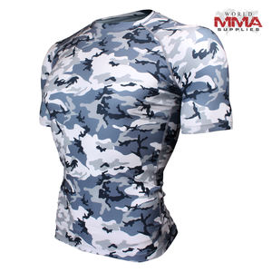 OEM การออกแบบการบีบอัด Mma ผื่นยาม Oem Mma Rashguard,ที่กำหนดเองระเหิดพิมพ์บุรุษยามผื่น - Product Image 3