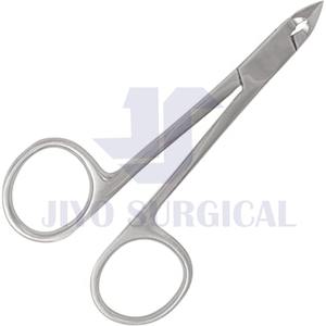 Pince à tissus et cuticules professionnelle en acier inoxydable soin des ongles manucure pédicure outil - Product Image 5