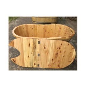 Baignoire japonaise en bois de teck bon marché, baignoire à cadre en bois avec prix bon marché // kthy: + 84 813366387 99GD - Product Image 4