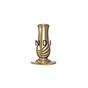 Accesorios de decoración para restaurante de Hotel en casa, florero, maceta decorativa curvada a mano con acabado antiguo de cobre - Product Image 4