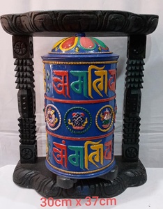 ลูกประคำทองเหลืองทองแดงแกะสลักด้วยมือหลากสีแขวนผนังรูปปั้นเกี่ยวกับศาสนาปีใหม่ของขวัญงานฝีมือจีนทำจากโลหะ - Product Image 5