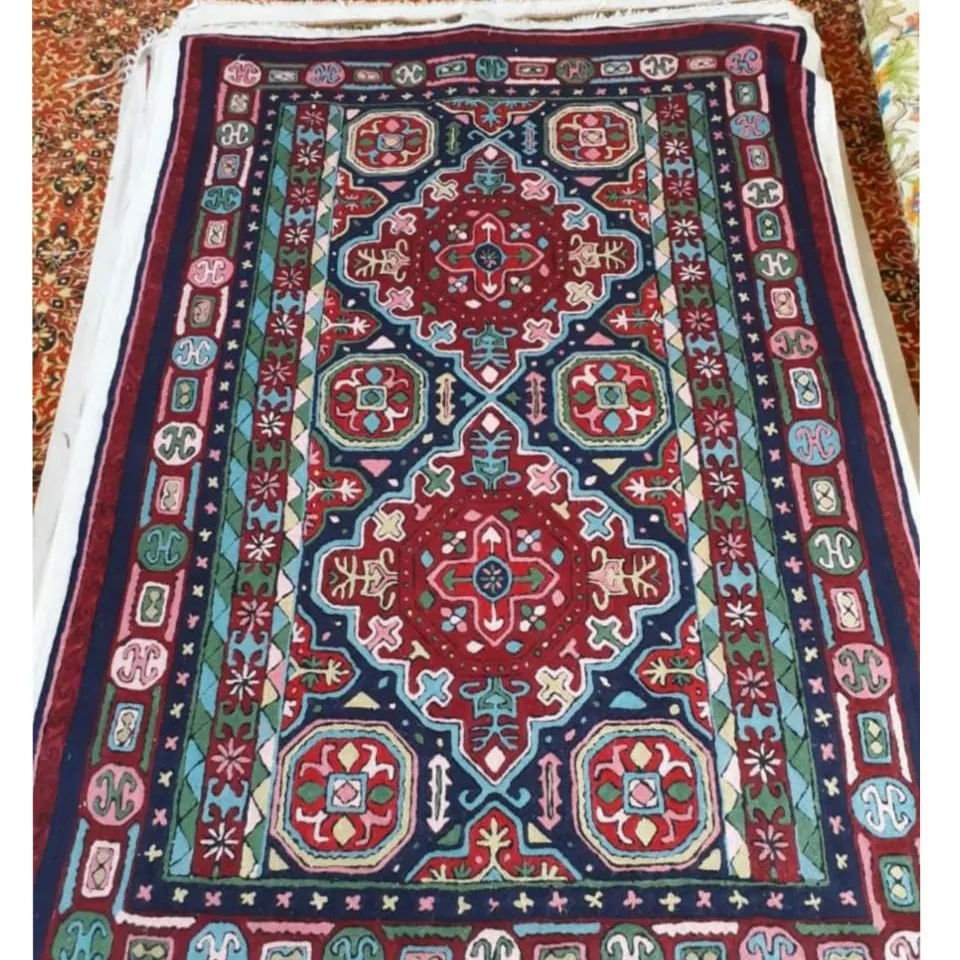 Всемирно известный традиционный кашмирский шерстяной коврик с цепочкой, высококачественные Коврики ручной работы