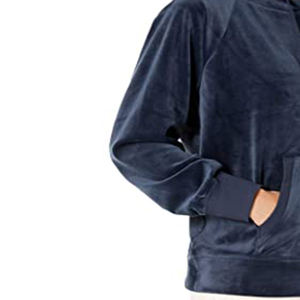 Sudaderas con capucha de terciopelo para mujer Jersey con marca personalizada - Product Image 5