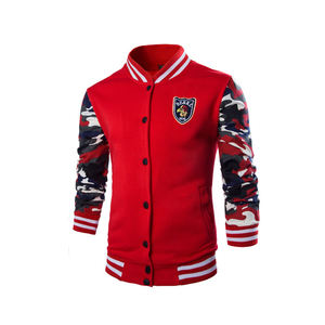 Chaqueta de bombardero universitaria con bordado exquisito para hombre de estilo personalizado, chaqueta ecuestre larga impermeable de talla grande, nueva condición - Product Image 3