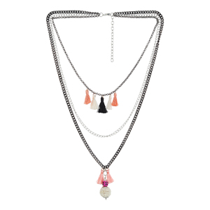 2024 superventas collar en capas chapado en oro de acero inoxidable colgante de árbol de la vida con accesorios de moda de perlas para mujeres - Product Image 3