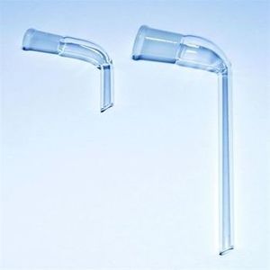Adaptador de entrega de receptor de vidrio de borosilicato de calidad superior Vástago corto para fines experimentales de laboratorio Suministros de laboratorio OEM - Product Image 4