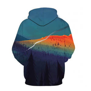 2022 Custom Logo Unisex High Quality Pullover Solid Winter Regular Fit Digital Printed Spandex/Cotton <b>Hoodie</b> for Men - Product Image 4