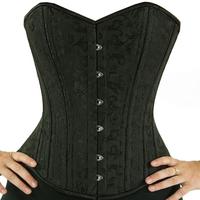 Corset désossés en acier inoxydable, corset à laçage serré sur le buste