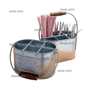 Juego de 2 soportes para cubiertos galvanizados de la mejor calidad, utensilios de diferentes formas y tamaños, soporte para cubiertos al precio más bajo - Product Image 3