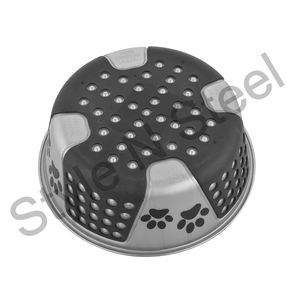 Hermosa bol pour animaux de compagnie avec Base antidérapante en acier inoxydable, bol pour chien de grande capacité à Double couche - Product Image 5