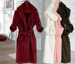 บ้านสวมใส่ผ้าฝ้าย100% เทอร์รี่เสื้อคลุมผู้หญิงผ้าฝ้าย100% เสื้อคลุมอาบน้ำของผู้หญิงที่มีคุณภาพสูงแห้งเร็ว - Product Image 3