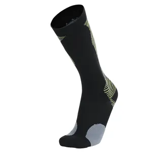 Tùy Chỉnh Đầu Gối Cao Chạy Cầu Lông Compression Socks