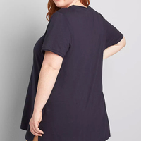 T-shirts d'été personnalisés en toile 100 % coton 180 g à manches longues pour femmes, respirants et confortables à col rond – Vente en gros