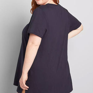 Camisetas de manga corta 100% algodón personalizadas al por mayor ropa ecológica unisex personalizada - Product Image 2