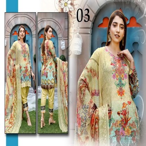 Colección de telas de vestido de viscosa para mujer para ropa india y pakistaní - Product Image 1