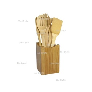 Support à couverts en bois de qualité supérieure, taille et forme personnalisées, support à couverts pour accessoires de cuisine - Product Image 5