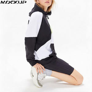 เสื้อฮู้ดดี้โอเวอร์ไซส์สำหรับผู้หญิง เสื้อฮู้ดดี้ลำลองผ้าฟลีซ เสื้อฮู้ดดี้สปอร์ต พิมพ์ลายกราฟิก เสื้อฮู้ดดี้โลโก้ด้านหน้าแบบส่วนตัวสำหรับฤดูหนาว รับผลิตแบบ OEM - Product Image 4