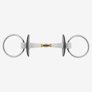 Joxar Loose <span class=keywords><strong>Ring</strong></span> <span class=keywords><strong>Snaffle</strong></span> <span class=keywords><strong>Bit</strong></span> 18Mm Nối Đôi - Product Image 4