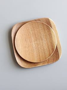 Placa de madera antigua oscura, nogal, posavasos de madera barato - Product Image 5