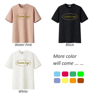 ขายส่งเสื้อผ้ากีฬาแฟชั่นบุรุษแขนสั้นคอกลมโลโก้และบล็อกสีพิมพ์ลายเสื้อยืดผ้าฝ้ายทรงเข้ารูปพอดีชุดฝึกซ้อม - Product Image 3