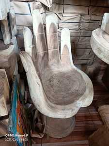 Lounge Luxury Suar Big Log Chair Living Room Home Furniture - Product Image 3