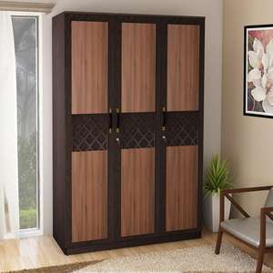 Mexico 3-Door <b>Wardrobe</b> for Bedroom Home Furniture with <b>Storage</b> Feature - Product Image 1