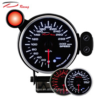 GPS sensörü 115mm hız ölçer japonya Pointer sessiz otomatİk speedometre ölçü evrensel araba beyaz Amber LED
