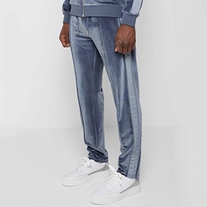 Sudadera con cremallera para hombre, conjunto de 2 piezas, traje para trotar, chaqueta de chándal de lana, venta al por mayor - Product Image 4